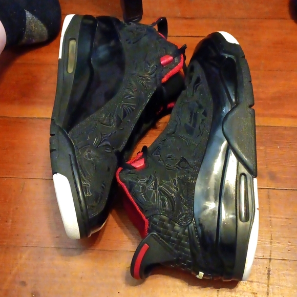 AIR JORDAN DUB ZERO 'BLACK VARSITY RED' 311046-061 SZ 10 - Picture 6 of 8